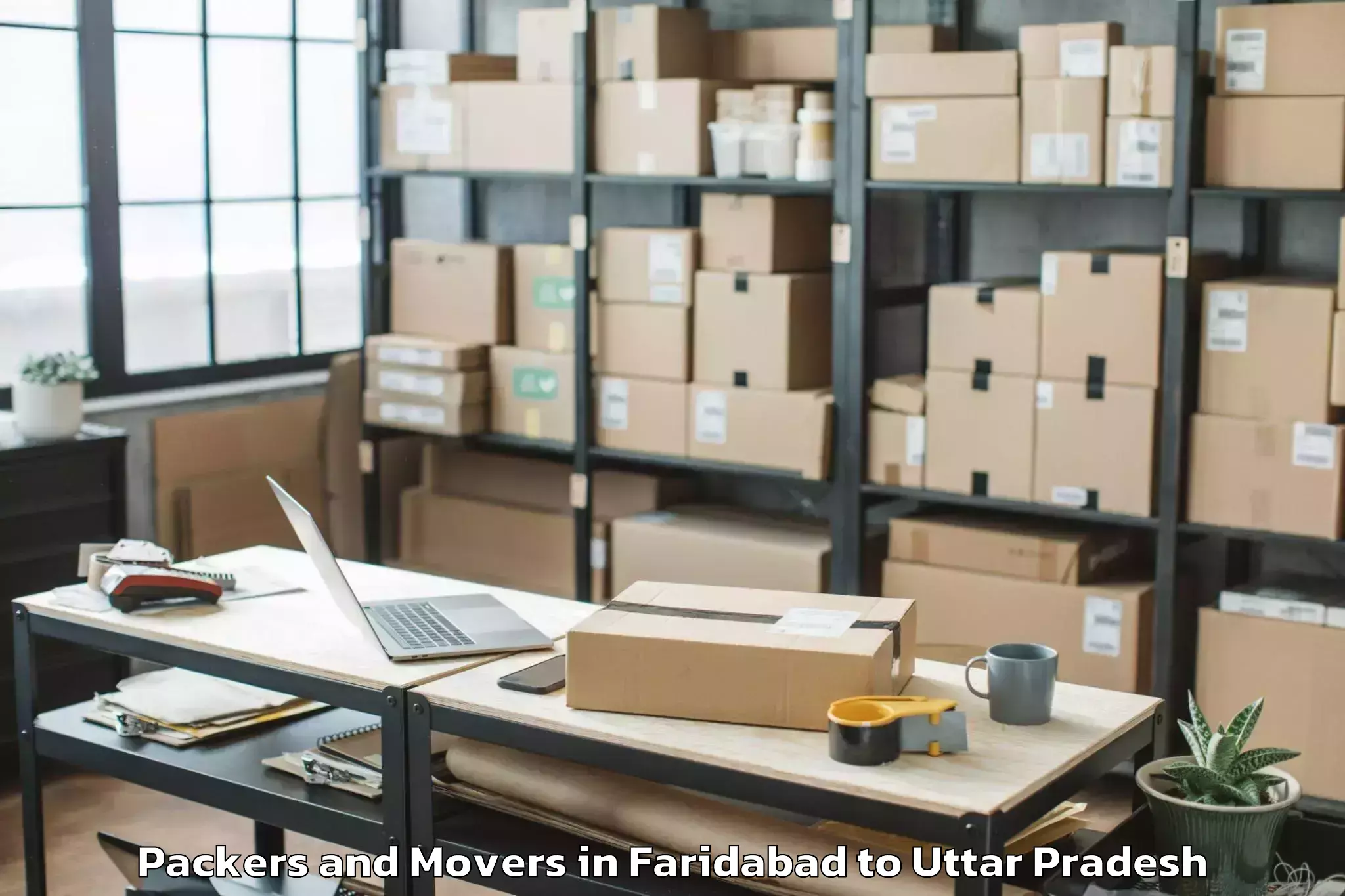 Easy Faridabad to Kaimganj Packers And Movers Booking